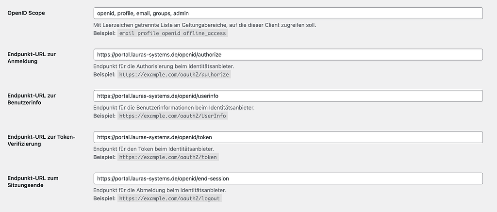SSO Wordpress Plugin OpenID Connect Generic - Administration - Libre ...